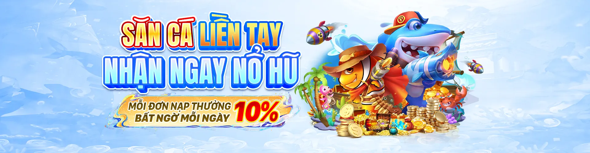 Hình ảnh chính game bắn cá đổi thưởng vi88 chính thức 2026 với đồ họa sống động và nhiều cá